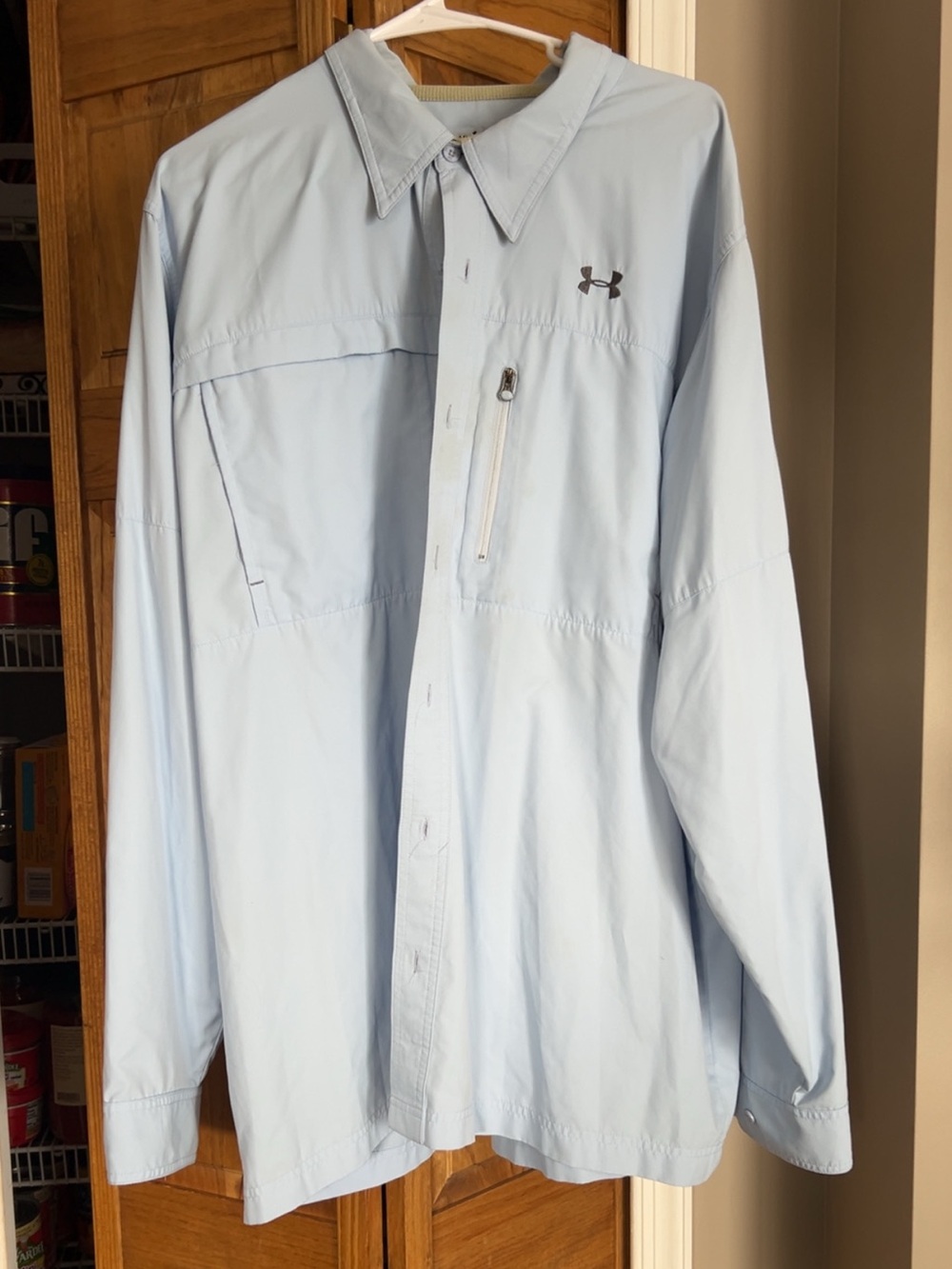 Under Armour Light Blue Men's Lightweight Shirt